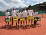 les coaches des stages de tennis