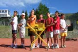 stage de tennis dans le val d'Allos